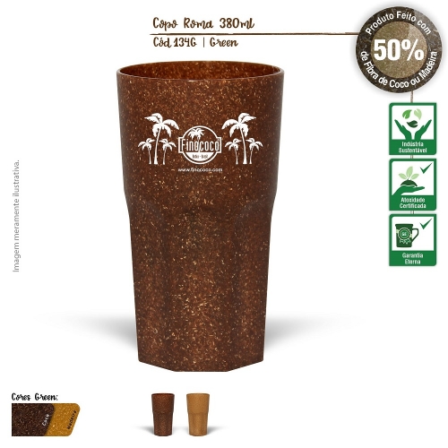 Copo Roma Green 360mL